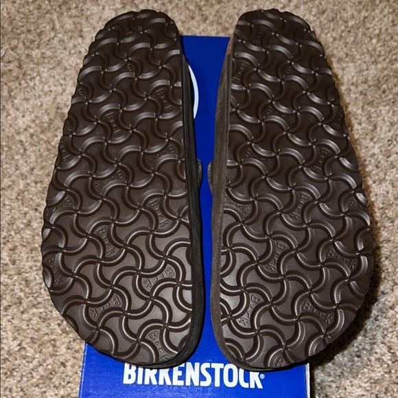 Birkenstock Dark Brown Suede Clogs - Picture 6 of 13